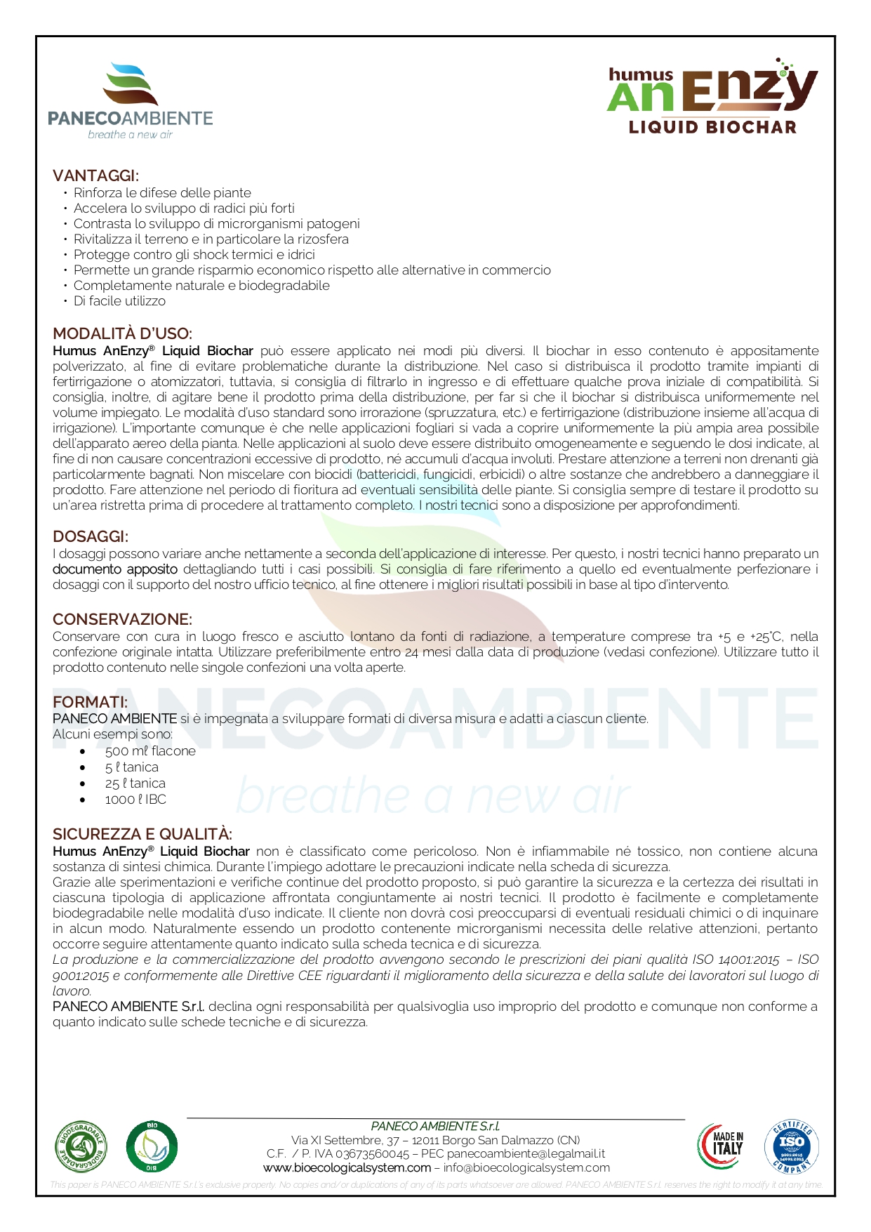 Humus AnEnzy Liquid Biochar - immagine 6
