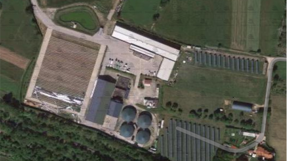 Vista aerea impianti Paneco Ambiente